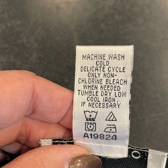 ❤️ Vintage Linea by Louis Dell’Ollio Black knit Gore Skirt ❤️ - Picture 4 of 5